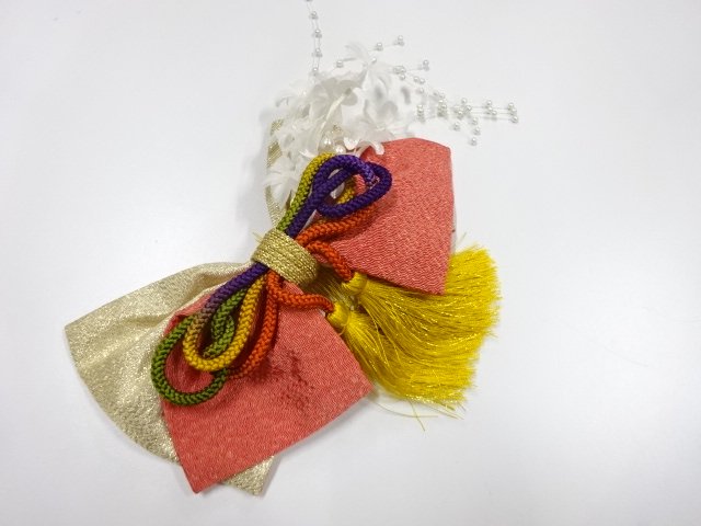 JAPANESE KIMONO / ANTIQUE RIBBON HAIR ACCESSORY